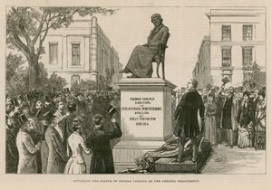 Statue af Thomas Carlyle af English School