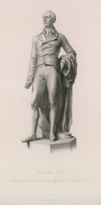 Statue af William Pitt af English School