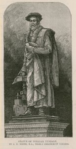 Statue af William Tyndale af English School