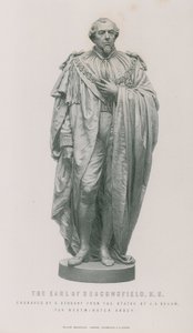 Statue af jarlen af Beaconsfield af English School