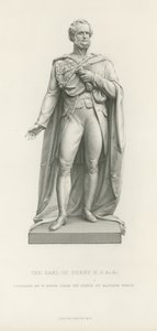 Statue af jarlen af Derby af English School