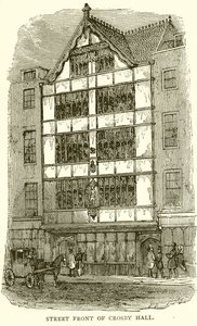 Gade foran Crosby Hall af English School