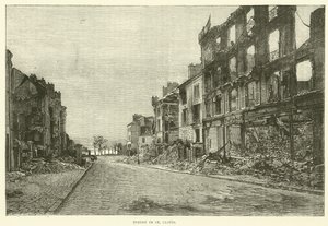 Gade i St Cloud, november 1870 af English School