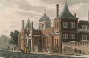 Straßenszene in der Nähe des British Museum von English School