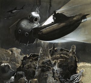 Ubåd rammer en bathysphere af English School