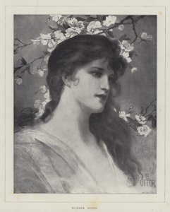 Sommerroser (litho) af English School