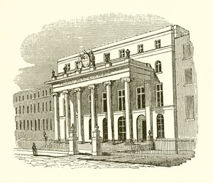 Surgeons Hall i Lincolns Inn Fields af English School
