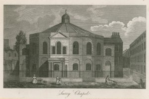 Surrey Chapel, Blackfriars Road, Southwark (Rowland Hills Chapel) af English School
