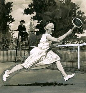 Suzanne Lenglen, die Damen-Einzelmeisterin