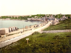 Swanage (håndfarvet foto) af English School