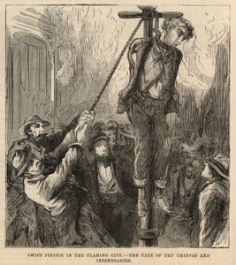 Hurtig retfærdighed i den flammende by af English School
