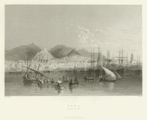 Syra, en græsk ø, 1837 af English School