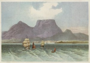Table Mountain, Cape of Good Hope  af English School