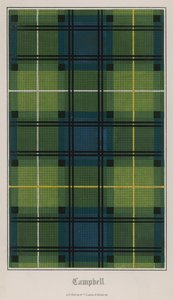 Tartan af klanen Campbell af English School