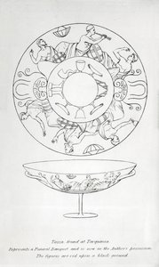 Tazza fundet ved Tarquinia af English School