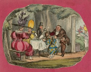Te i Vauxhall Gardens af English School