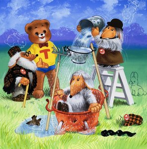 Bamse (med skjulte genstande) af English School