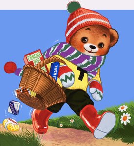 Bamse (med skjulte genstande) af English School