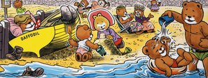 Bamser på stranden af English School
