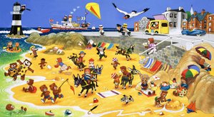 Bamser på stranden af English School