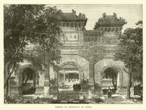 Konfucius-templet i Pekin af English School