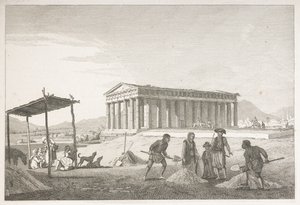 Hefaistos tempel i Athens Akropolis, fra 