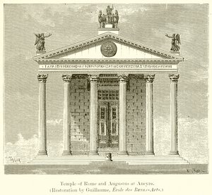 Tempel for Rom og Augustus ved Ancyra af English School