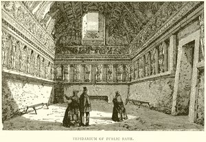 Tepidarium af offentligt bad af English School