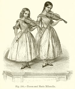 Teresa og Maria Milanollo af English School
