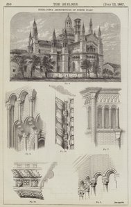 Terra-Cotta-arkitektur i Norditalien (gravering) af English School