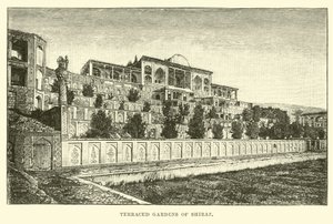Terraced Gardens of Shiraz af English School