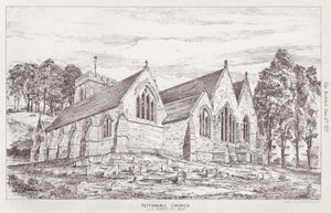 Tettenhall Church (gravering) af English School