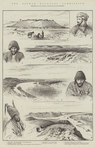 Den afghanske grænsekommission (gravering) af English School