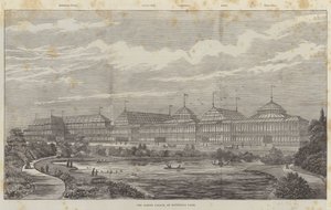 Albert Palace, ved Battersea Park (gravering) af English School