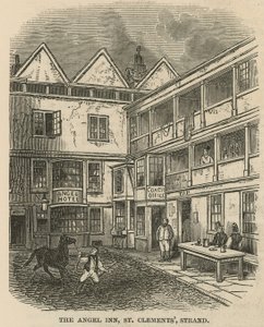 The Angel Inn, St. Clements, Strand, London af English School