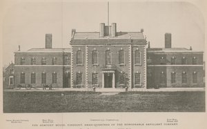 Armory House, Finsbury, hovedkvarteret for det ærede artillerikompagni af English School