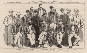 Det australske crickethold besøger nu England af English School
