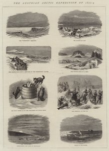 Den østrigske arktiske ekspedition 1872-4 (gravering) af English School