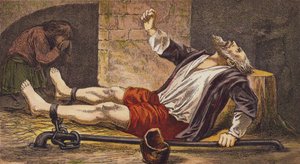 Babes In The Wood (farve litho) af English School