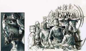 Slaget ved Bannockburn af English School