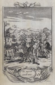 Slaget ved Edge Hill (gravering) af English School