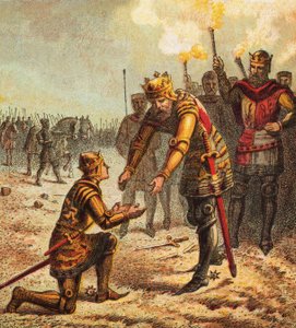 Den sorte prins i Crecy af English School