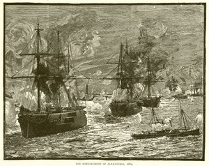Bombardementet af Alexandria, 1882 af English School