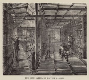 Boggallerierne, British Museum (gravering) af English School
