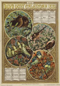 Drengenes egen kalender 1885 af English School