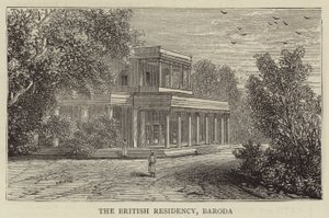 The British Residency, Baroda (gravering) af English School