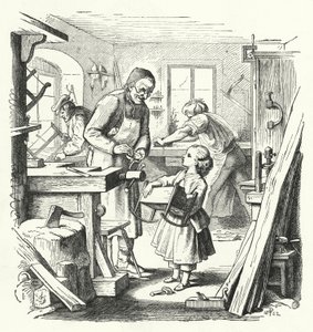 Den ødelagte vugge (kobberstik) af English School