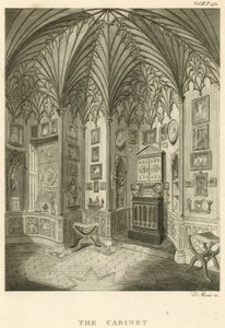 Kabinettet på Strawberry Hill, Twickenham, London af English School