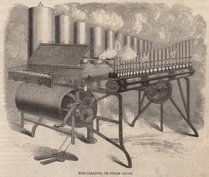 The Calliope, et damporgel opfundet af Arthur S Denny i Amerika af English School