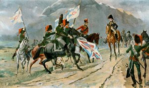 Die Eroberung von fünf portugiesischen Standarten